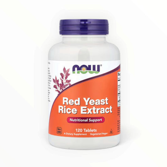 NOW Foods Red Yeast Rice Extract – Cardiovascular & Cholesterol Metabolism Support | Vegetarian Formula | 120 Tablets