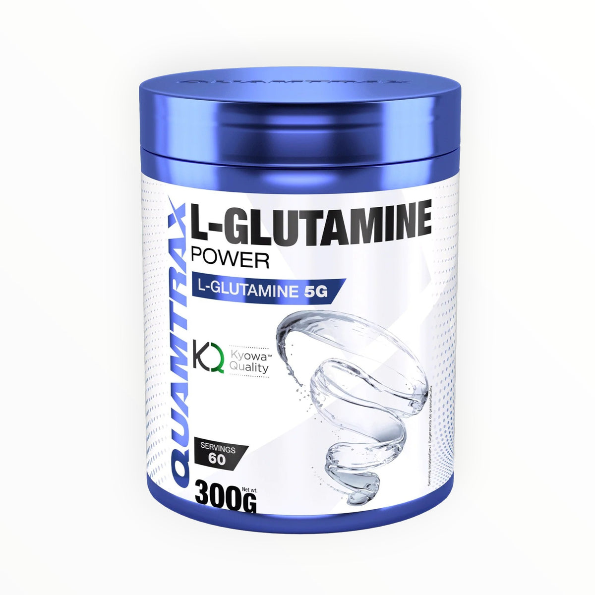 Quamtrax L-Glutamine Power 300g – 5g Kyowa Quality L-Glutamine | Muscle Recovery & Performance Support | 60 Servings