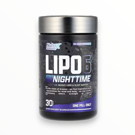Nutrex Lipo 6 Nighttime – Nighttime Fat Burner, Weight Management & Sleep Support | One Pill Formula | 30 Capsules