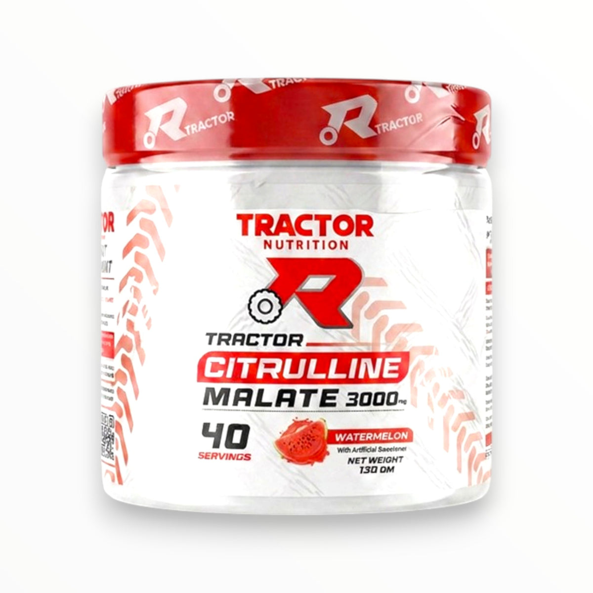Tractor Nutrition Citrulline Malate 3000mg – 130g | 40 Servings | Watermelon Flavor | Muscle Pump & Workout Performance