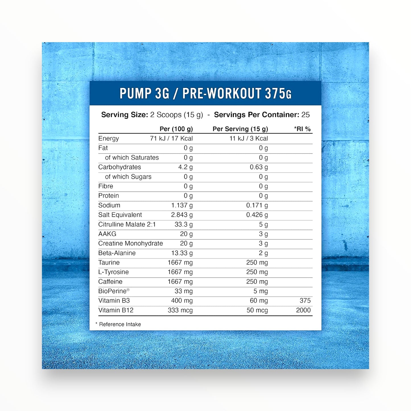 Applied Nutrition Pump 3G Pre-Workout – Energy, Pump & Performance | 50 Servings