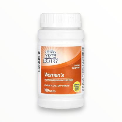 21st Century One Daily Women’s Multivitamin & Multimineral – Daily Women’s Health & Wellness Support | 100 Tablets