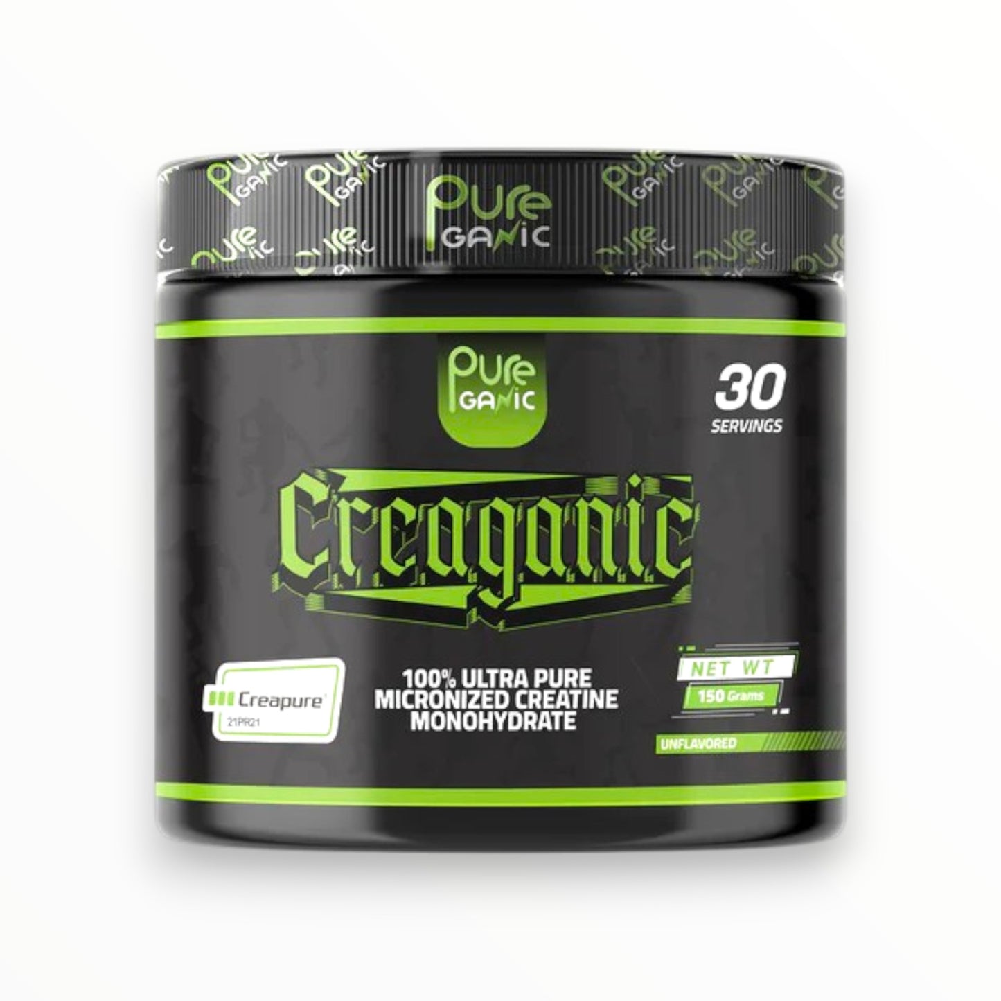 Pureganic Creaganic Creapure® Creatine Monohydrate 150g – 30 Servings