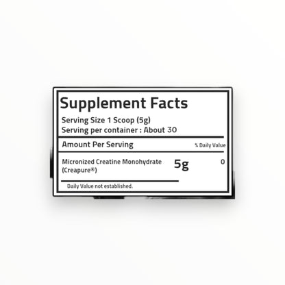 Pureganic Creaganic Creapure® Creatine Monohydrate 150g – 30 Servings