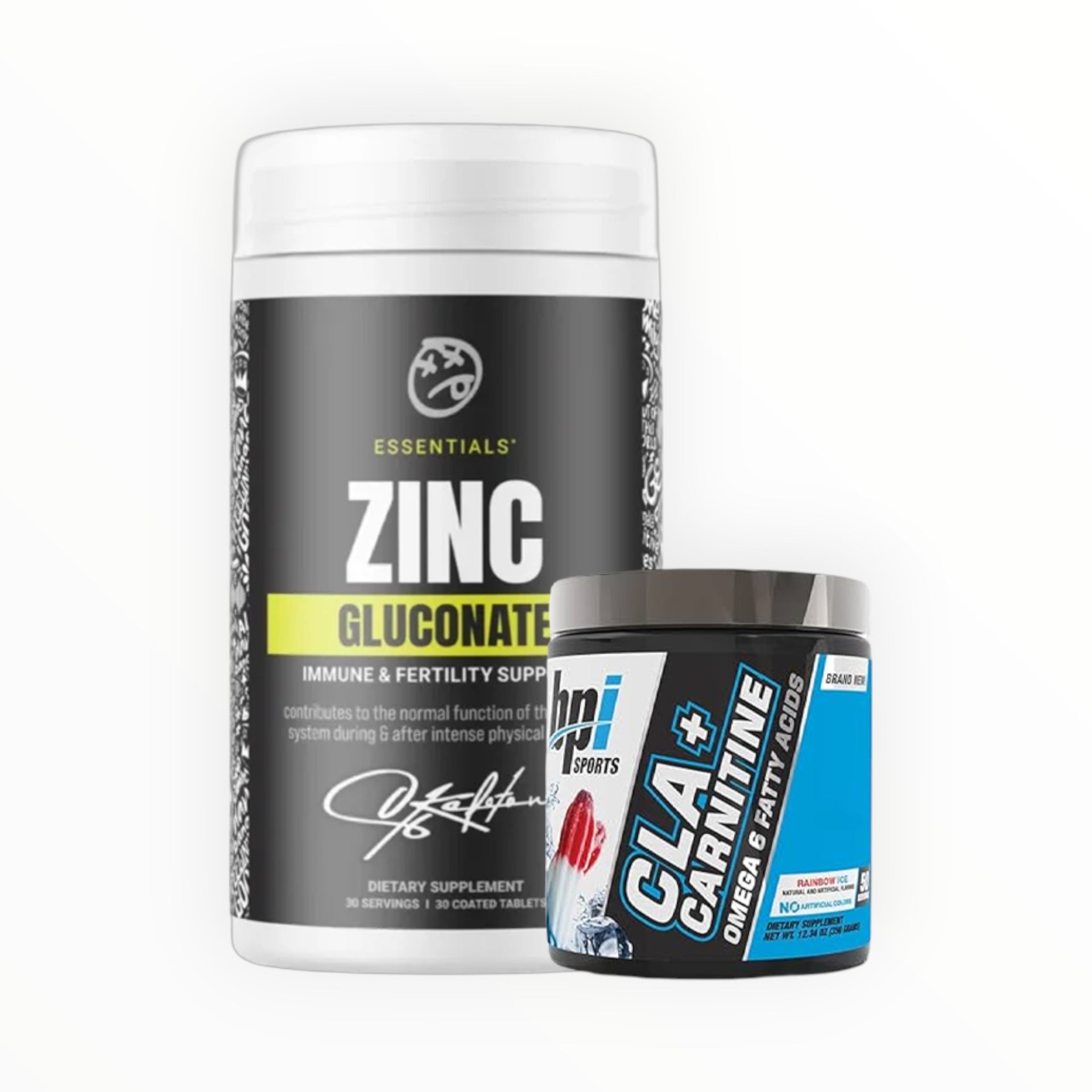 Zinc Gluconate 30 Tablets + CLA & L-Carnitine – Metabolism, Immunity & – Power Fit Supplements Egypt