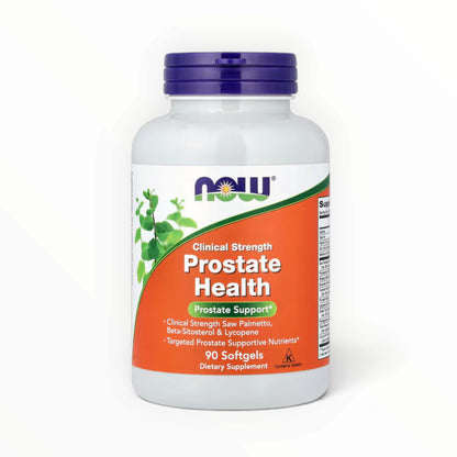 NOW Foods Prostate Health Clinical Strength – Men's Prostate & Urinary Health Support | Saw Palmetto, Beta-Sitosterol & Lycopene | 90 Softgels