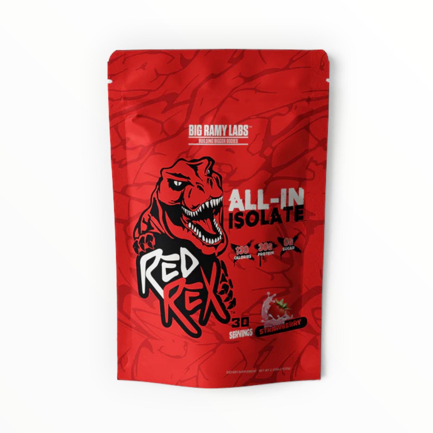 Big Ramy Labs Red Rex All-In Isolate Whey Protein 2.25 lb – Chocolate | 30 Servings