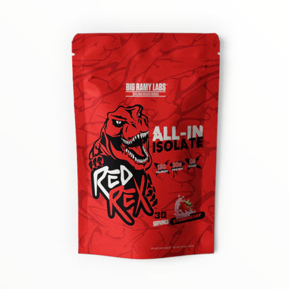 Big Ramy Labs Red Rex All-In Isolate Whey Protein 2.25 lb – Chocolate | 30 Servings