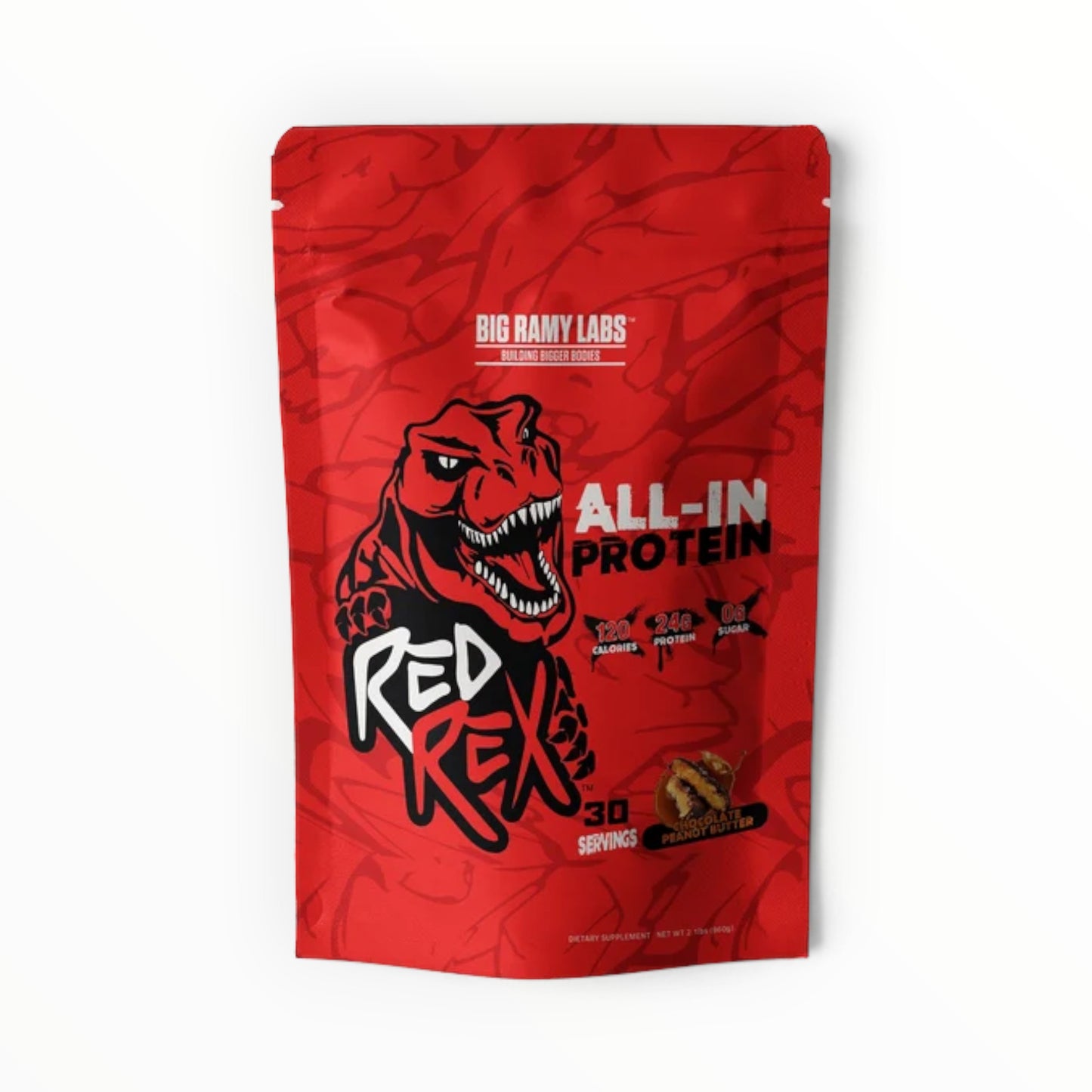 Big Ramy Labs Red Rex All-In Protein 2.1 lb – Chocolate | 24g Protein – 30 Servings