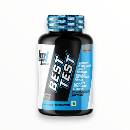 BPI Sports Best Test – Testosterone Support, Male Vitality, Strength & Energy | Men's Performance Formula | 60 Tablets