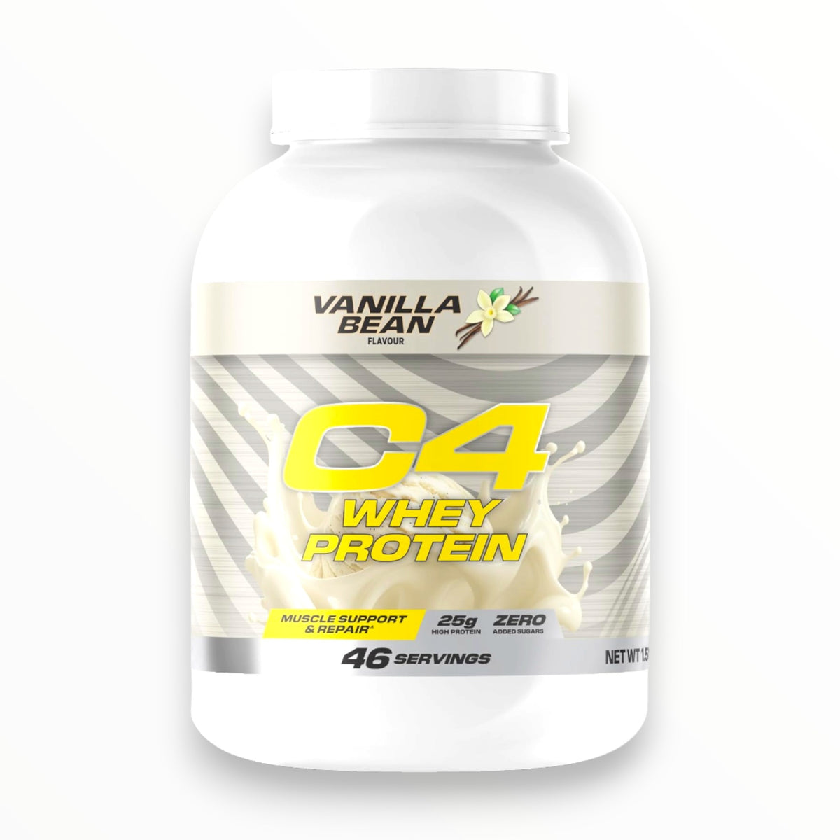 C4 Whey Protein Hershey's Milk Chocolate | 46 Servings | 25g Protein | Muscle Growth & Recovery