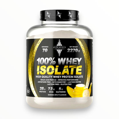 Azgard 100% Whey Isolate 2270g (70 Servings) – 28g Protein – Chocolate Peanut Butter | Lactose Free Whey Protein Egypt