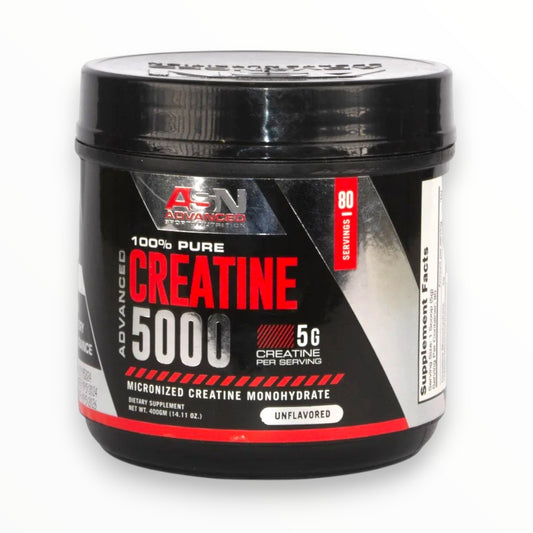 ASN Advanced Creatine 5000 – 100% Pure Micronized Creatine Monohydrate | 400g | 80 Servings