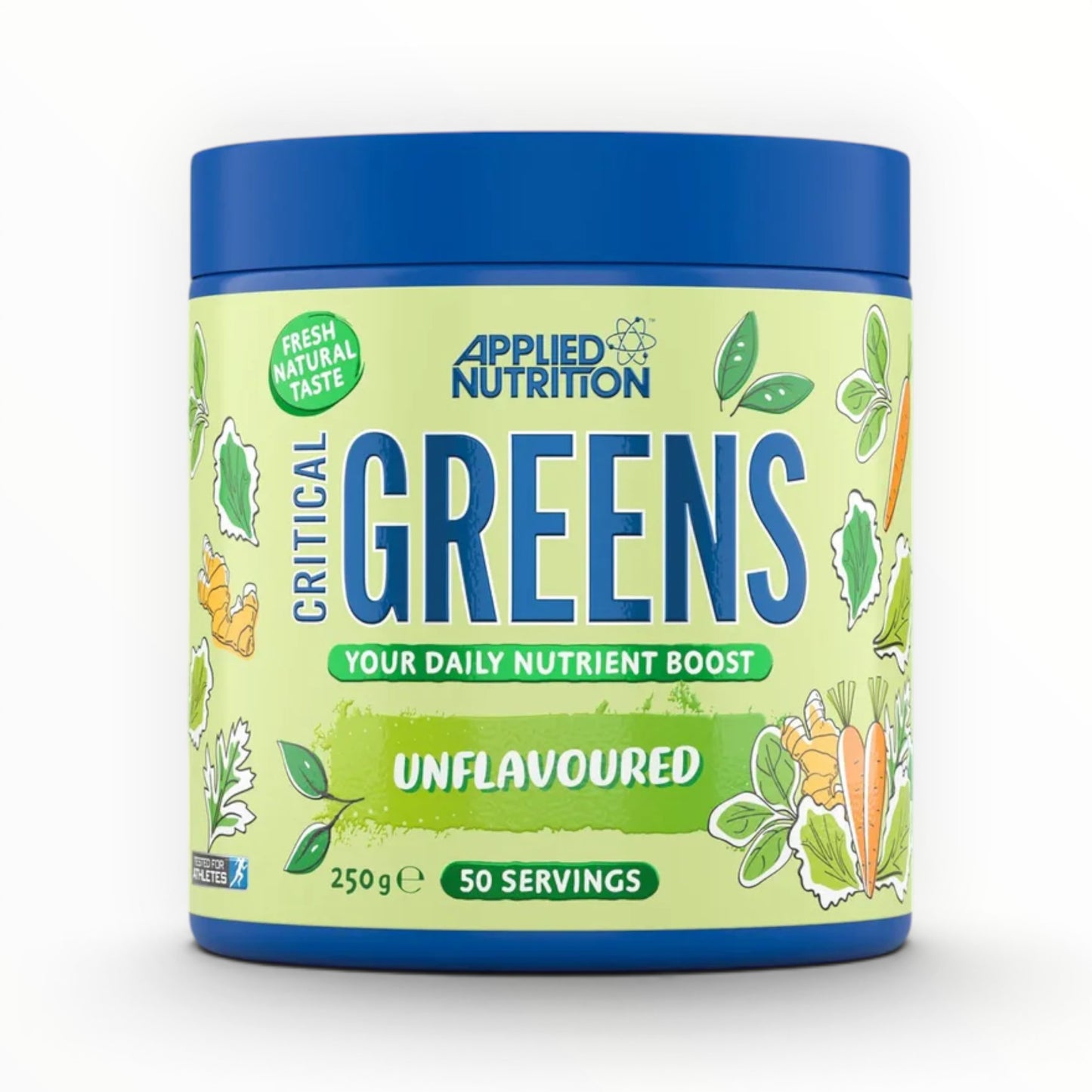 Applied Nutrition Critical Greens Powder 250g | Unflavoured | Super Greens Formula | 50 Servings