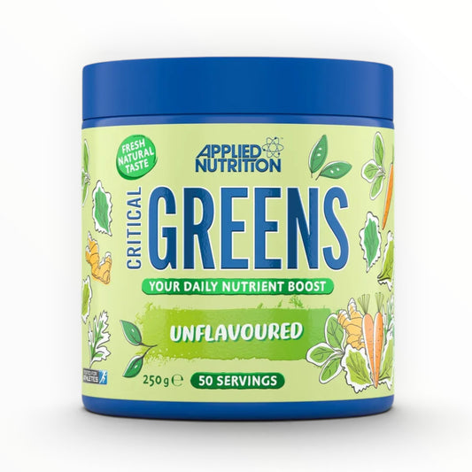 Applied Nutrition Critical Greens Powder 250g | Unflavoured | Super Greens Formula | 50 Servings
