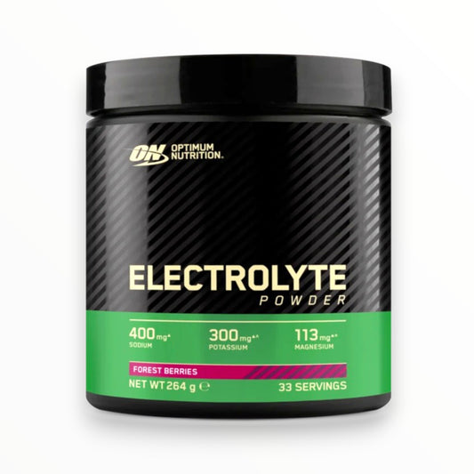 Optimum Nutrition Electrolyte Powder 264g – Hydration, Muscle Function & Electrolyte Balance | Sodium, Potassium & Magnesium | Forest Berries | 33 Servings