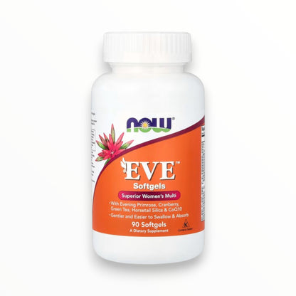NOW Foods EVE Women’s Multivitamin – Complete Vitamins, Minerals & Antioxidant Support | 90 Softgels