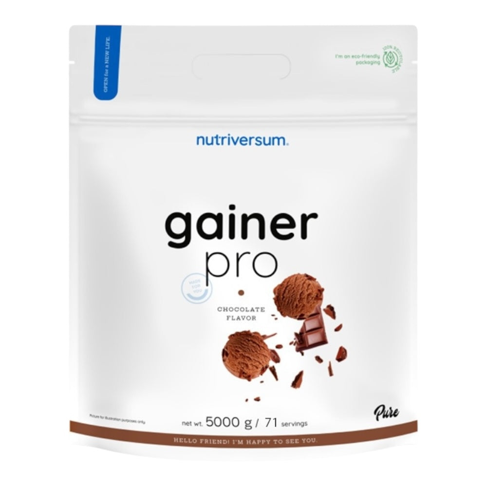 Nutriversum Gainer Pro هو مكمل غذائي عالي السعرات الحرارية لزيادة الكتلة العضلية مصمم لدعم نمو العضلات وتعزيز التعافي وتوفير الطاقة المستدامة.