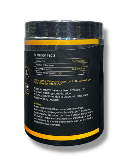 Max Power Nutrition Creatine Monohydrate is a 100% pure formula designed to support muscle size, strength, power, and faster recovery during high-intensity training 60 Servings