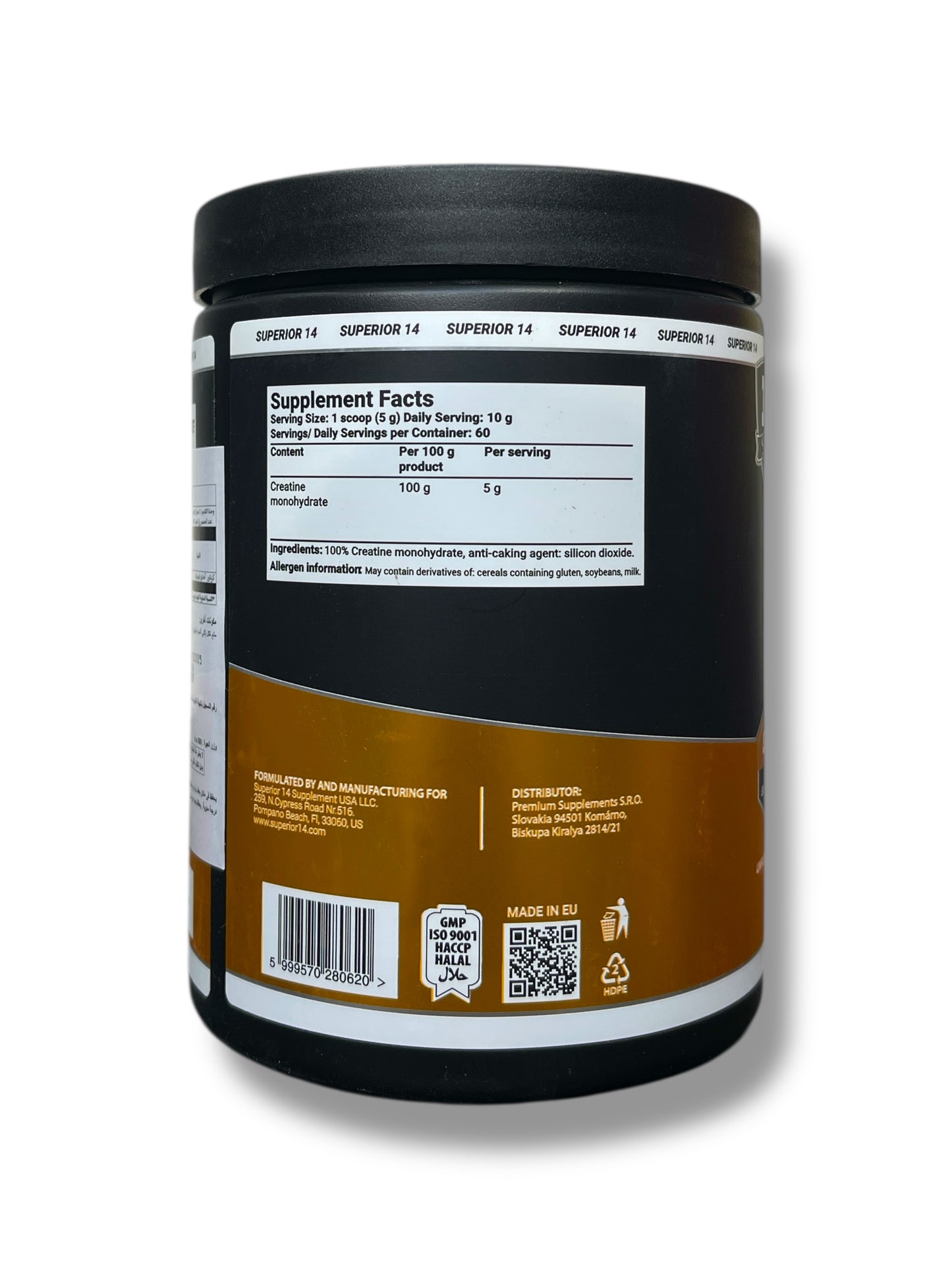 Superior 14 Creatine Monohydrate هو مكمل عالي الجودة مصمم لتعزيز الأداء الرياضي،