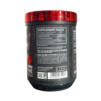Skeleton Nutrition Creatine Monohydrate – 60 Servings strength, power, muscle growth, and high-intensity training performance