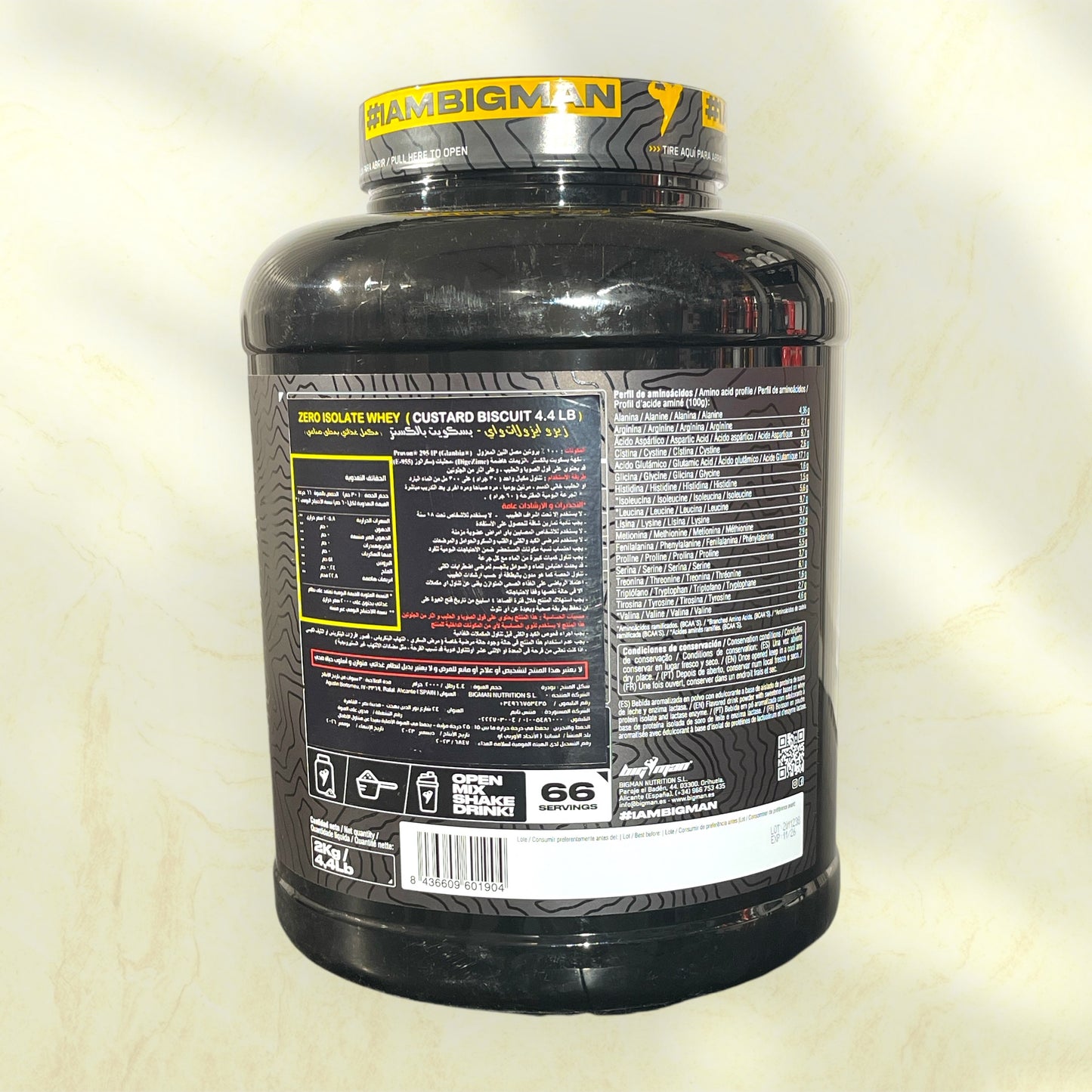 Zero Isolate Whey by Big Man Nitration – Pure Isolate for Maximum Muscle Gains - Power Fit Supplements Egypt