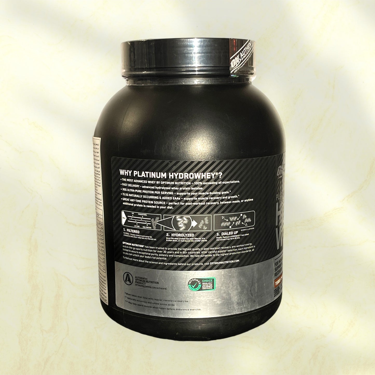 Platinum Hydro Whey is a premium protein supplement made by Optimal Nutrition (ON), - Power Fit Supplements Egypt