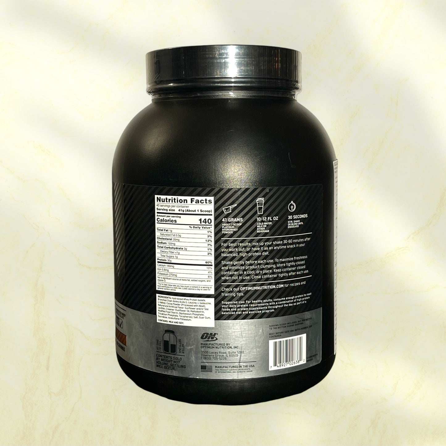 Platinum Hydro Whey is a premium protein supplement made by Optimal Nutrition (ON), - Power Fit Supplements Egypt