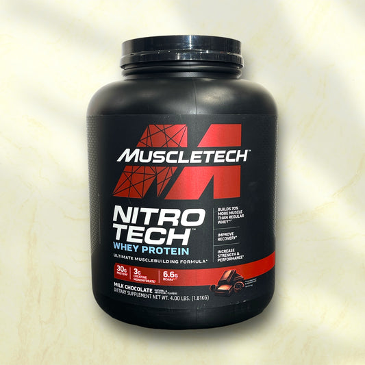 MuscleTech Nitro-Tech Whey Protein – Build Strength and Lean Muscle - Power Fit Supplements Egypt