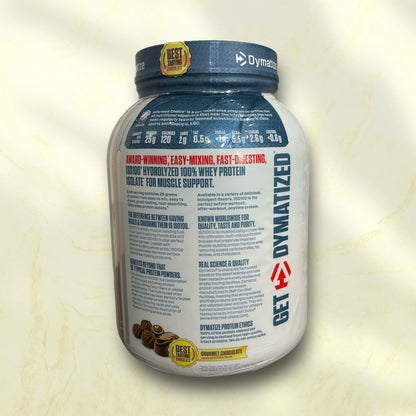 ISO 100 Hydrolyzed is a premium protein supplement from Dymatize Nutrition, known for producing high-quality products for athletes and fitness enthusiasts - Power Fit Supplements Egypt