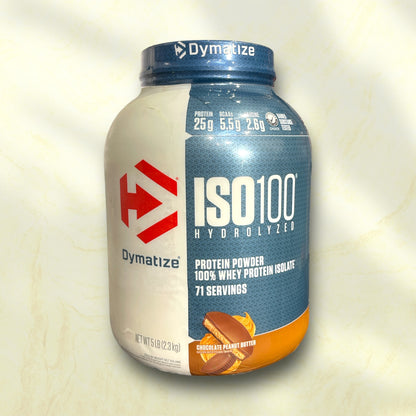 ISO 100 Hydrolyzed is a premium protein supplement from Dymatize Nutrition, known for producing high-quality products for athletes and fitness enthusiasts - Power Fit Supplements Egypt