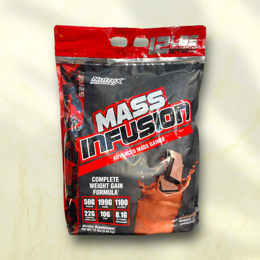 Mass Infusion by Nutrex – Advanced Mass Gainer for Maximum Muscle Growth - Power Fit Supplements Egypt