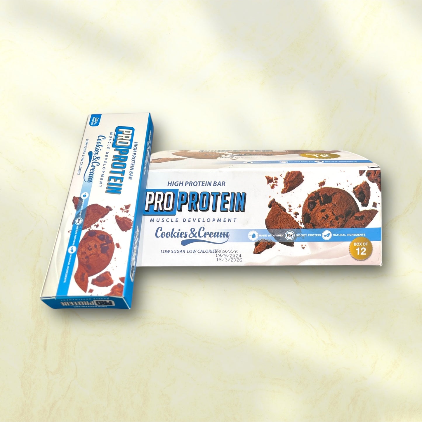 ProProtein Bar is a popular high-protein snack designed for athletes, fitness enthusiasts, - Power Fit Supplements Egypt