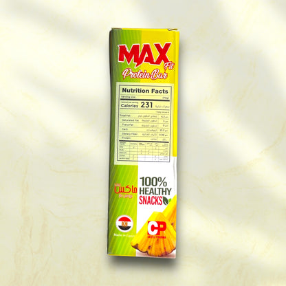 MAX Fit Protein Bar is a high-protein snack designed to support muscle growth, recovery, - Power Fit Supplements Egypt