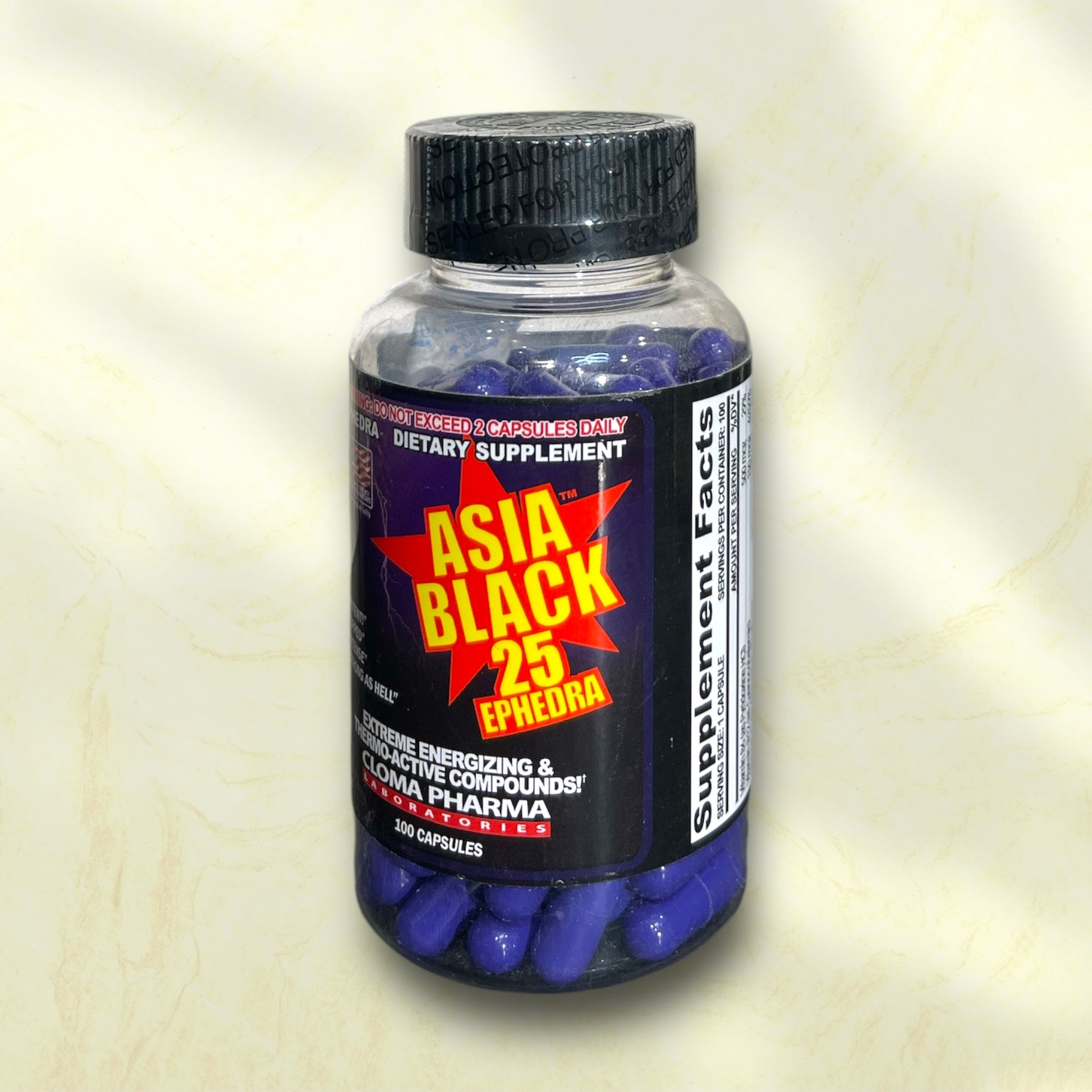 Asia Black is a popular fat-burning supplement designed to support weight loss and enhance metabolism. - Power Fit Supplements Egypt