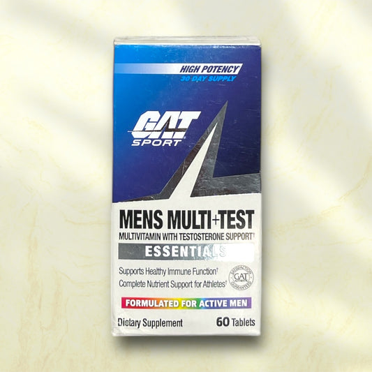 GAT Sport Mens Multi + Test Essentials - 60 Tablets - Power Fit Supplements Egypt