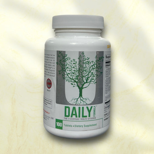 Daily Formula Daily Multivitamin is a dietary supplement designed to provide essential vitamins and minerals that help support overall health and well-being - Power Fit Supplements Egypt