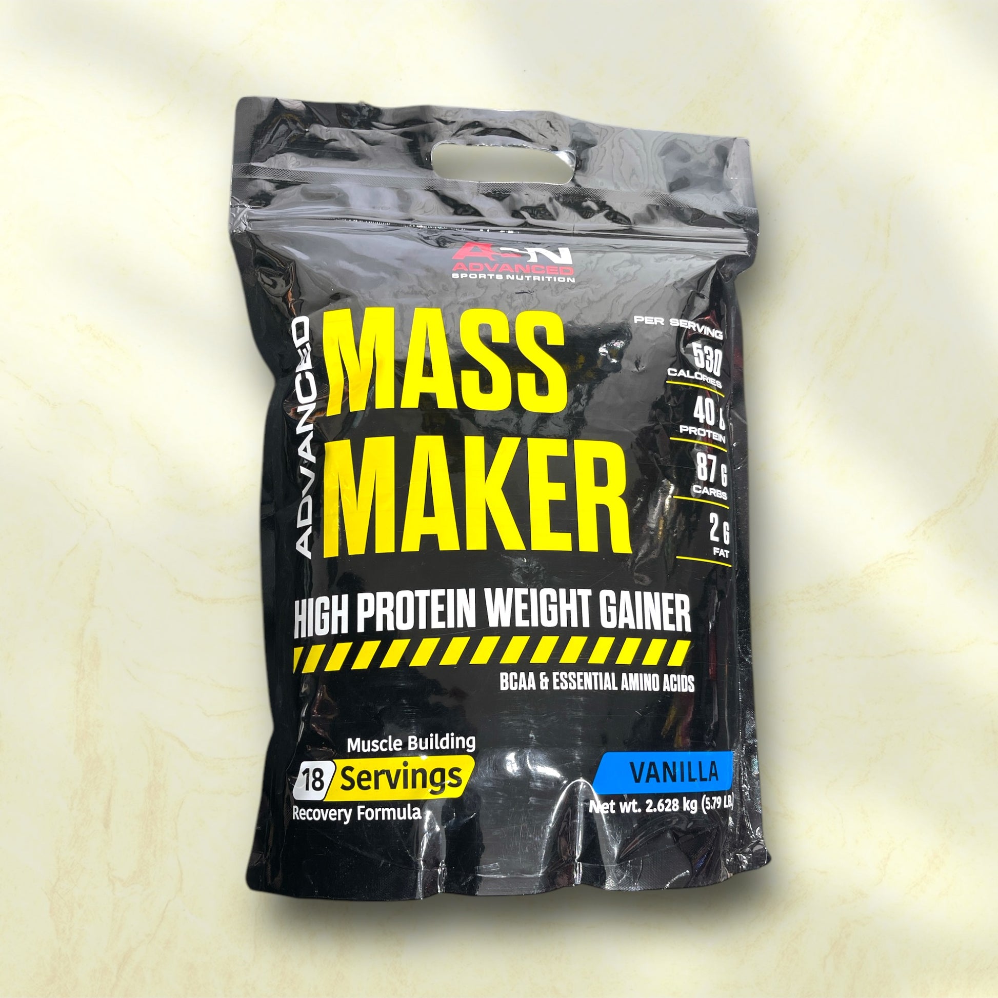 ASN Mass Maker – Protein Weight Gainer for Increased Muscle Mass - Power Fit Supplements Egypt