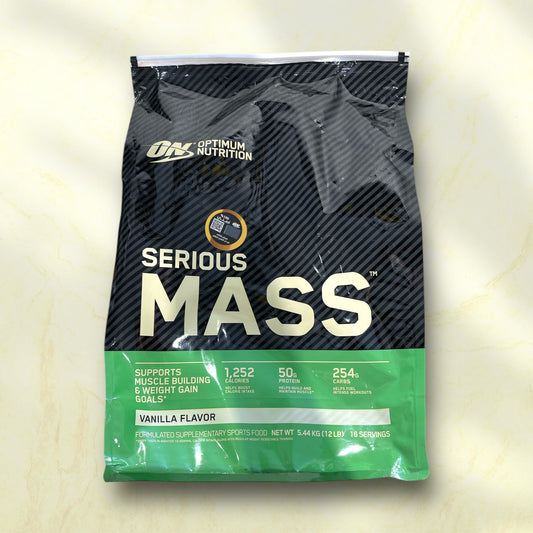 Optimum Nutrition Serious Mass – High-Calorie Weight Gainer for Serious Muscle Gains - Power Fit Supplements Egypt