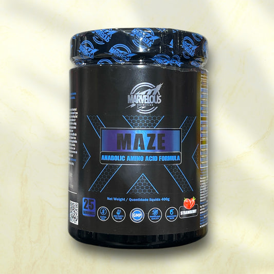 Marvelous Maze Anabolic Amino Acid Formula is a supplement that focuses on providing essential amino acids to support muscle growth, recovery - Power Fit Supplements Egypt