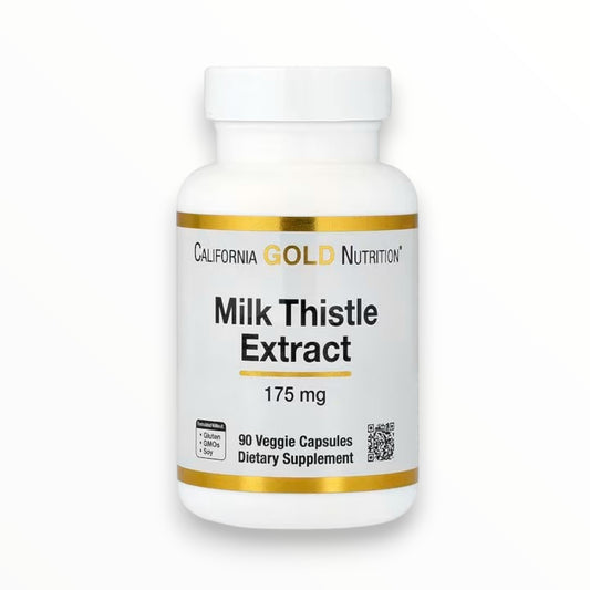 California Gold Nutrition Milk Thistle Extract 175mg – 90 Veggie Capsules | Liver Support