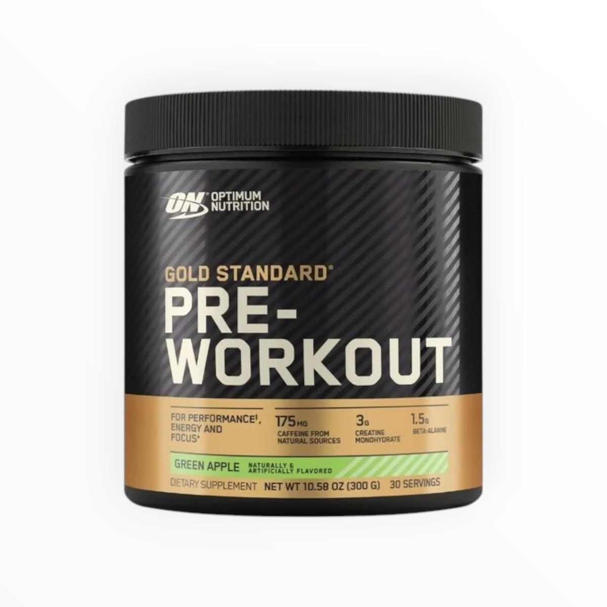Optimum Nutrition Gold Standard Pre-Workout 300g – Energy, Focus & Performance | Green Apple | 30 Servings