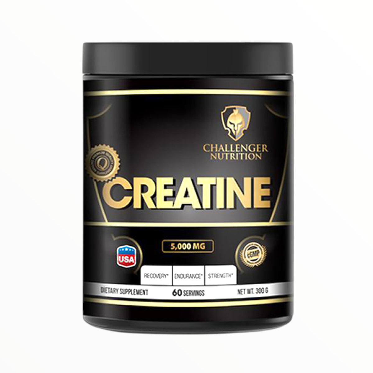 Challenger Creatine 300g (60 Servings) | Pure Micronized Creatine for Strength & Performance| In Power Fit Supplements Egypt