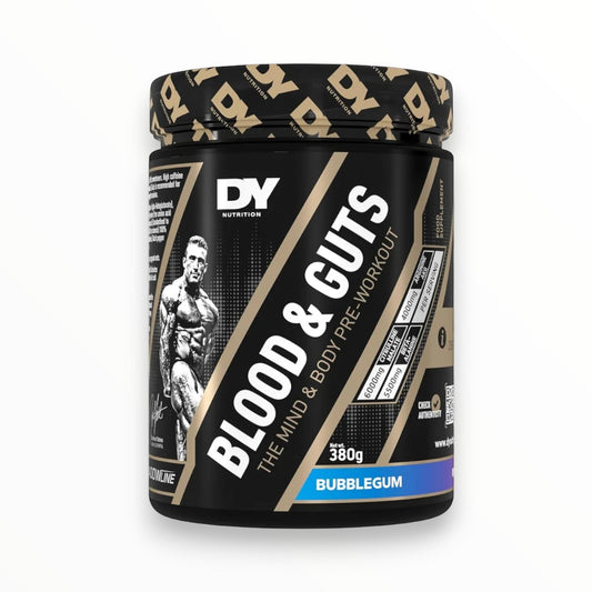 DY Nutrition Blood & Guts Pre Workout Mojito 380g – Extreme Pump, Energy & Focus Booster