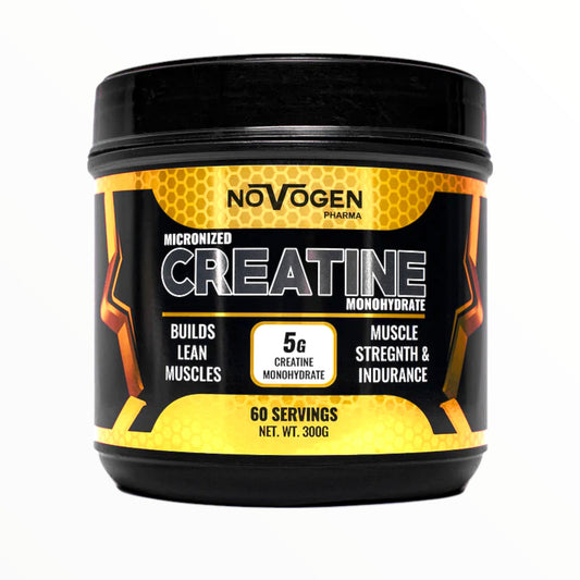 Novogen Pharma Micronized Creatine Monohydrate – 300g (60 Servings)