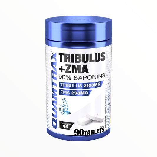 Quamtrax Tribulus + ZMA 90 Tablets | 2100mg Tribulus – 45 Servings