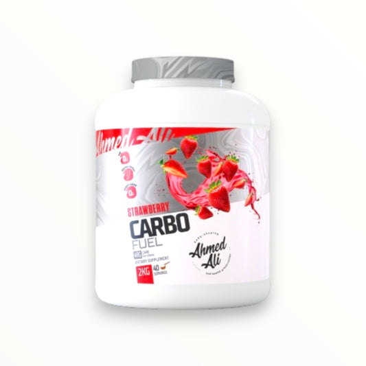 Ahmed Ali Carbo Fuel 2kg – High Performance Carbohydrate Powder | Strawberry | 40 Servings