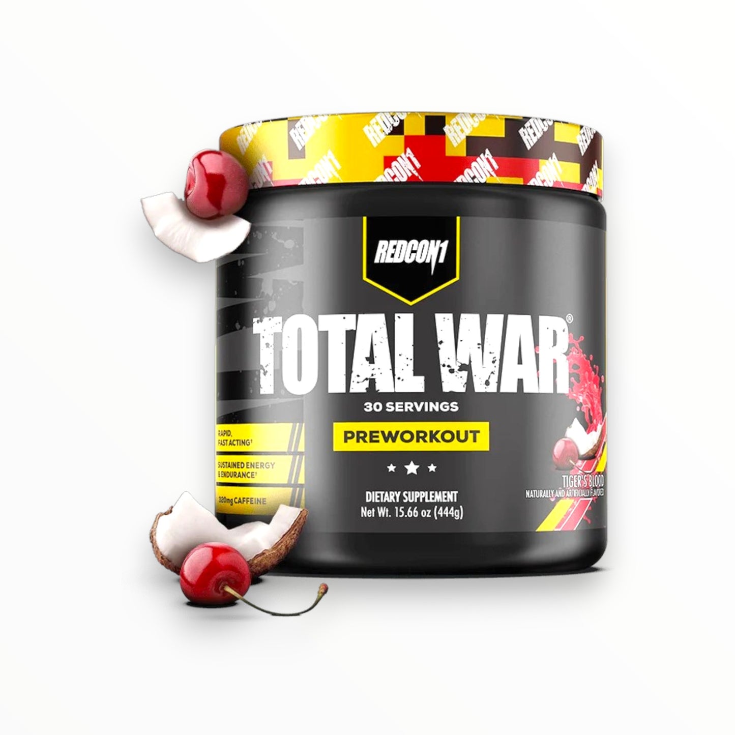 Redcon1 Total War Pre-Workout 447g (30 Servings) | Extreme Energy, Focus & Performance Booster|In Power Fit Supplements Egypt