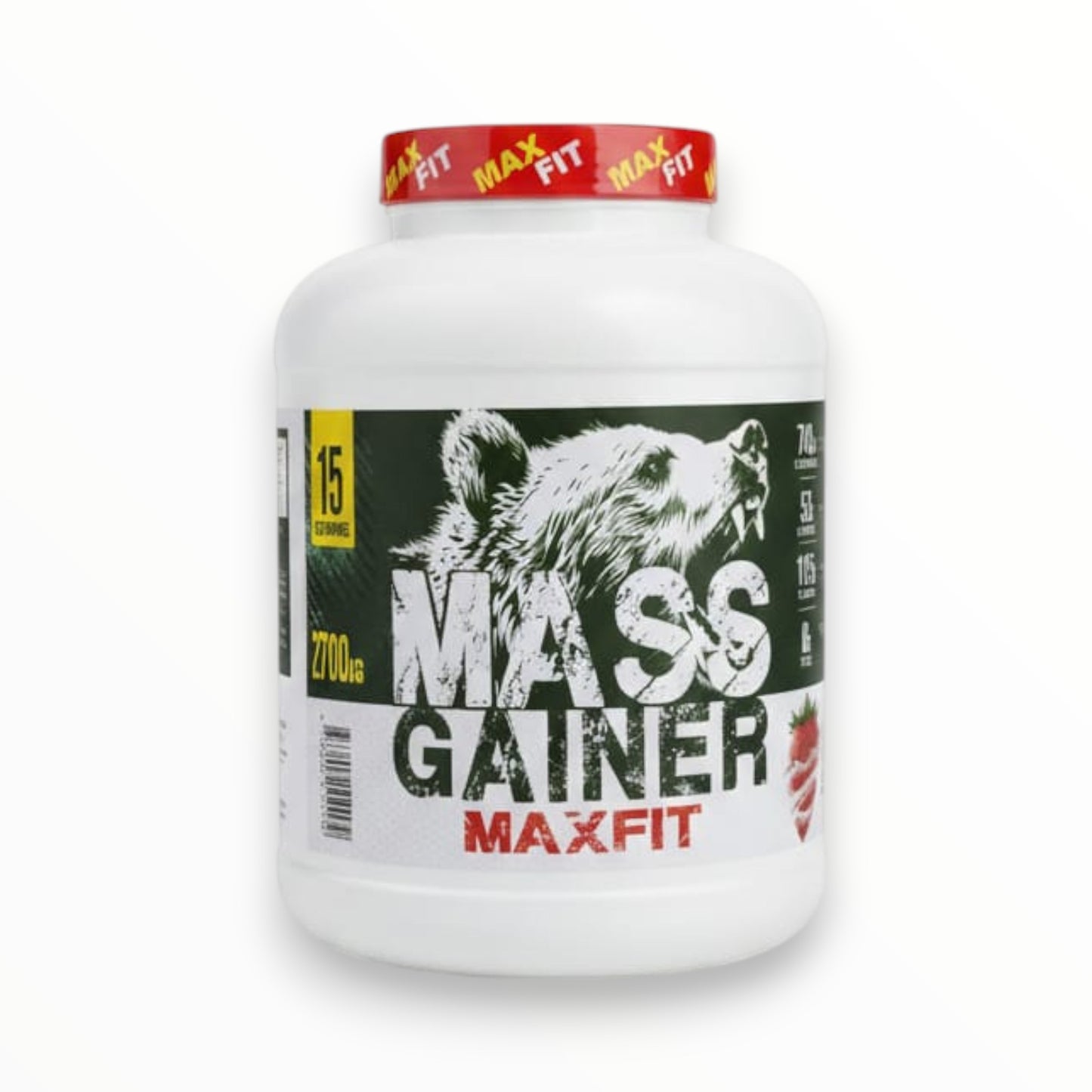 Max Fit Mass Gainer 2.7kg (15 Servings) | High-Calorie Muscle & Weight Gainer Formula|In Power Fit Supplements Egypt