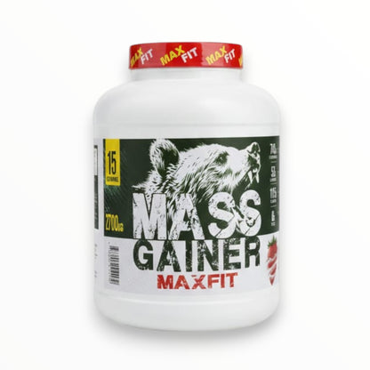 Max Fit Mass Gainer 2.7kg (15 Servings) | High-Calorie Muscle & Weight Gainer Formula|In Power Fit Supplements Egypt